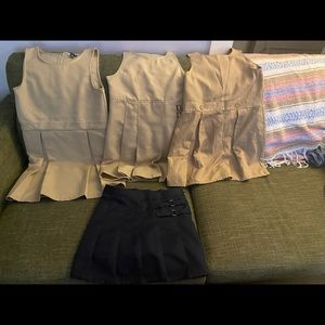 Girls size 14 uniforms